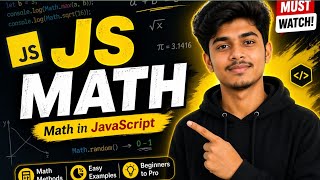 JavaScript Math Complete Tutorial 🔥 | Math Methods Easy Bangla