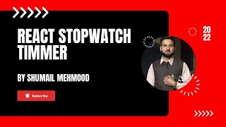 StopWatch in Reactjs || counter