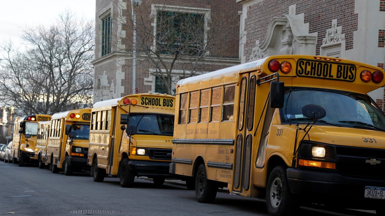 NYC Releases Action Plan In Case Of School Bus Driver Strike - YouTube