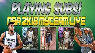 PINK DIAMOND TIER ACHIEVED! Playing SUBS NOW! Nba 2k18 Myteam Gameplay LIVE
