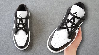 HOW TO STAR LACE YOUR JORDAN 1 LOW (EASY)