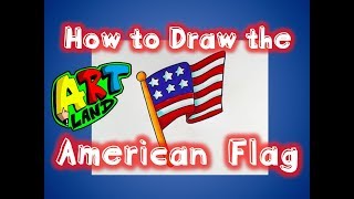 How to Draw the AMERICAN FLAG