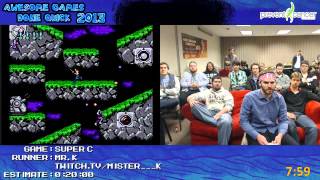 Super C - SPEED RUN in 0:14:23 by Mr K at Awesome Games Done Quick 2013 [NES]