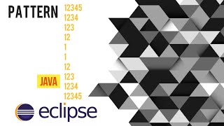 Pattern in Java Eclipse | | Java