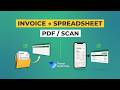 Extract Invoice Data to Excel Automatically | AI Scanner That Replaces Manual Entry