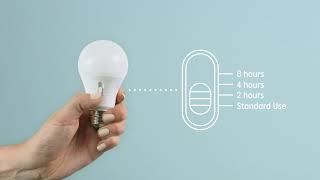 GE LED+ Timer Light Bulbs