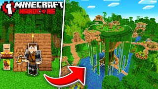 I Built a Jungle Village in Minecraft Hardcore