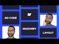 Masonry Layout in Webflow (No-Code Tutorial!)