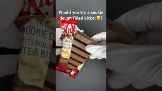 Cookie dough filled kitkat😯