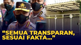 Kapolri Soal Rekonstruksi Kasus Pembunuhan Brigadir J, Janji Transparan dan Sesuai Fakta