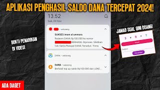 cuma jawab soal mudah! aplikasi penghasil saldo dana tercepat 2024