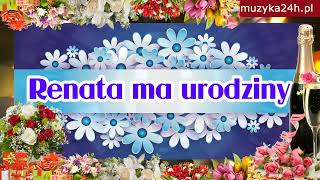 To dla Renaty, w jej fantastycznym dniu urodzin, ma tego dnia urodziny. Życzę spełnienia marzeń