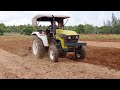 sanman 6000 with duckfoot cultivator perfomance டிராக்டர் உழவு ஓட்டுதல்