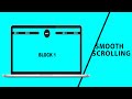 Smooth Scrolling | CSS - JQUERY Tutorial