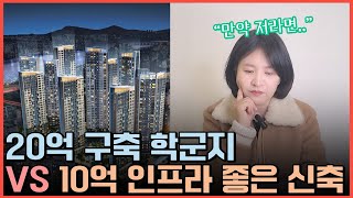 20억 구축 학군지 VS 10억 인프라 좋은 신축. 당신의 선택은?