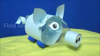 How To Make Piggy Bank from Plastic Bottle DIY Piggy Bank from Plastic Bottle