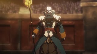 Ainz Owl Gown mengalahkan warrior king #anime #overlord #ainzooalgown #albedo