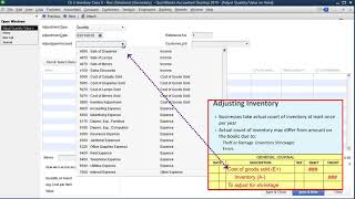 Adjust Inventory in QuickBooks Desktop