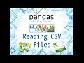 Introduction to Pandas (Part-2) | Reading CSV Files
