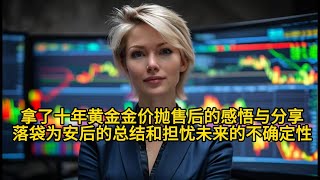 拿了十年黄金金价抛售后的感悟与分享 落袋为安后的总结和对未来的不确定性