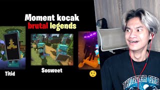 LUMAYAN DEFENSE BAPAKMU - React Momen Kocak Brutal Legends