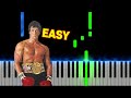 Gonna Fly Now - Rocky Theme | EASY Piano Tutorial