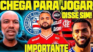 🚨ABRIU O JOGO: “ELE CHEGA PARA JOGAR❗️” NOVO ATACANTE NO FLAMENGO!