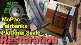 vintage MoPac Fairbanks platform scale restoration part 1