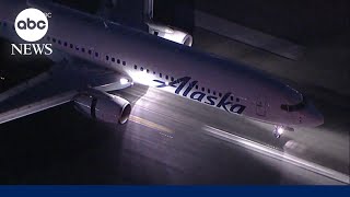 Alaska Airlines flight makes emergency landing after losing tire