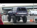 big redneck lifted up chevy k5 blazer in florida