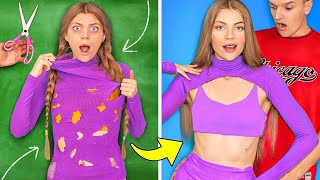 HOW TO BECOME POPULAR? Simple DIY Clothes & Fashion Hacks Ideas by Mariana ZD