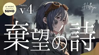 【SunoAI】 棄望の詩  | AI ダークキャバレー (Suno AI v4)