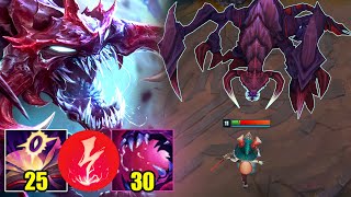 When the #1 Cho'Gath tries BUFFED ELECTROCUTE... *30 Ult Stacks*