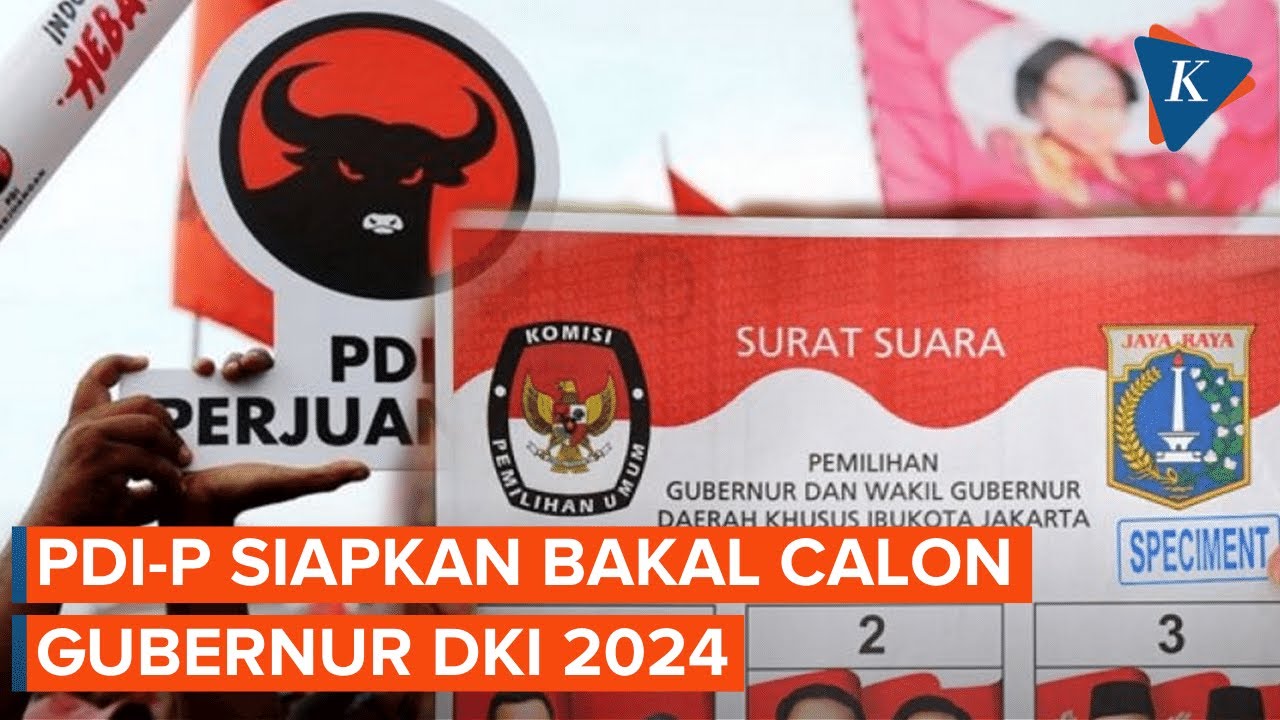 PDI Perjuangan Mulai Siapkan Bakal Calon Gubernur DKI 2024 - YouTube