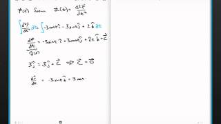 13.2 - Integrals of Vector Equations and Projectile Motion
