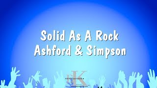 Solid As A Rock - Ashford \u0026 Simpson (Karaoke Version)