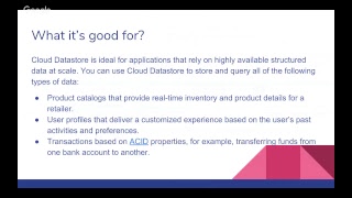 Google Cloud Platform - Cloud Datastore (Part 1)