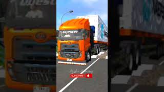 Trailer Lorry on Speed Breaker #trailer #bussid #speedbreakers #ytshorts #shorts