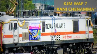 A Queen for KJM || International Women's Day || First run of WAP 7 \