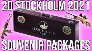 Opening 20 Stockholm 2021 Souvenir Packages (Dust 2 and Mirage Collection)