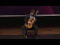 Xavier Jara performing the Allegro from Bach's BWV 998 (2018 Changsha Guitar Festival)