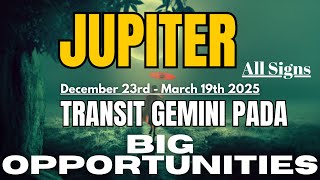 JUPITER TRANSIT GEMINI PADA - Big opportunities - December 23rd - All Signs @njshivoham @GISTTClips