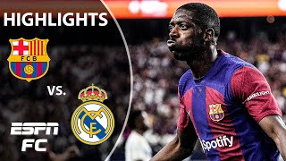 EL CLASICO AMERICANO 🇺🇸 Real Madrid vs. Barcelona | Full Game Highlights | ESPN FC