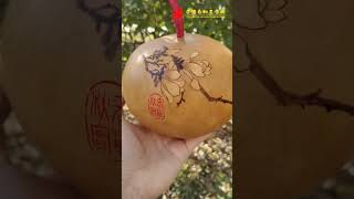 烙画葫芦 中国结 吉祥物 镇宅护院 葫芦烙画订制 挡煞化梁 非物质文化遗产 文玩葫芦 磁州窑制品 馆陶黑陶 民间古早粗布