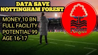 DATA SAVE NOTTINGHAM FOREST●Soccer Manager 2025  #soccermanager2025 #sm25