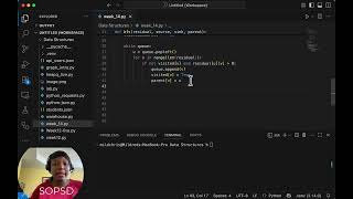 Week 14 : Lesson 1 - Maximum Flow Problem (Python Solution)