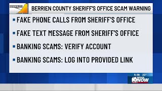 SCAM ALERT: Berrien County Sheriff’s Office warns of phone and text scams
