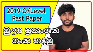 2019 O/L මුල්‍ය ප්‍රකාශන ප්‍රශ්ණය කරමු - Grade 11 Lesson 05 - Mulya prakashana 2019