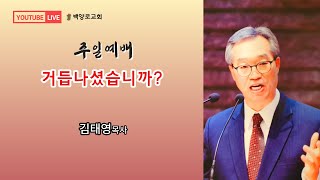 23.06.18(주일) - 김태영 목사 - 거듭나셨습니까? (요 3:1-8)