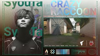 SyouTa vs CrazyRaccoon 4kills - VCJ 2023 Split2 Playoff DAY2